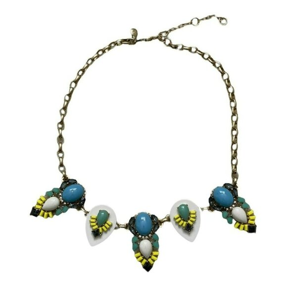 J.Crew Bib Style Statement Necklace Mixed Stone. 💖HP💖 - Picture 5 of 6